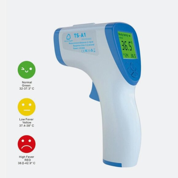 Digital LCD Infrared Thermometer Non-contact Forehead Baby Adult Temperature Gun - Picture 5 of 5